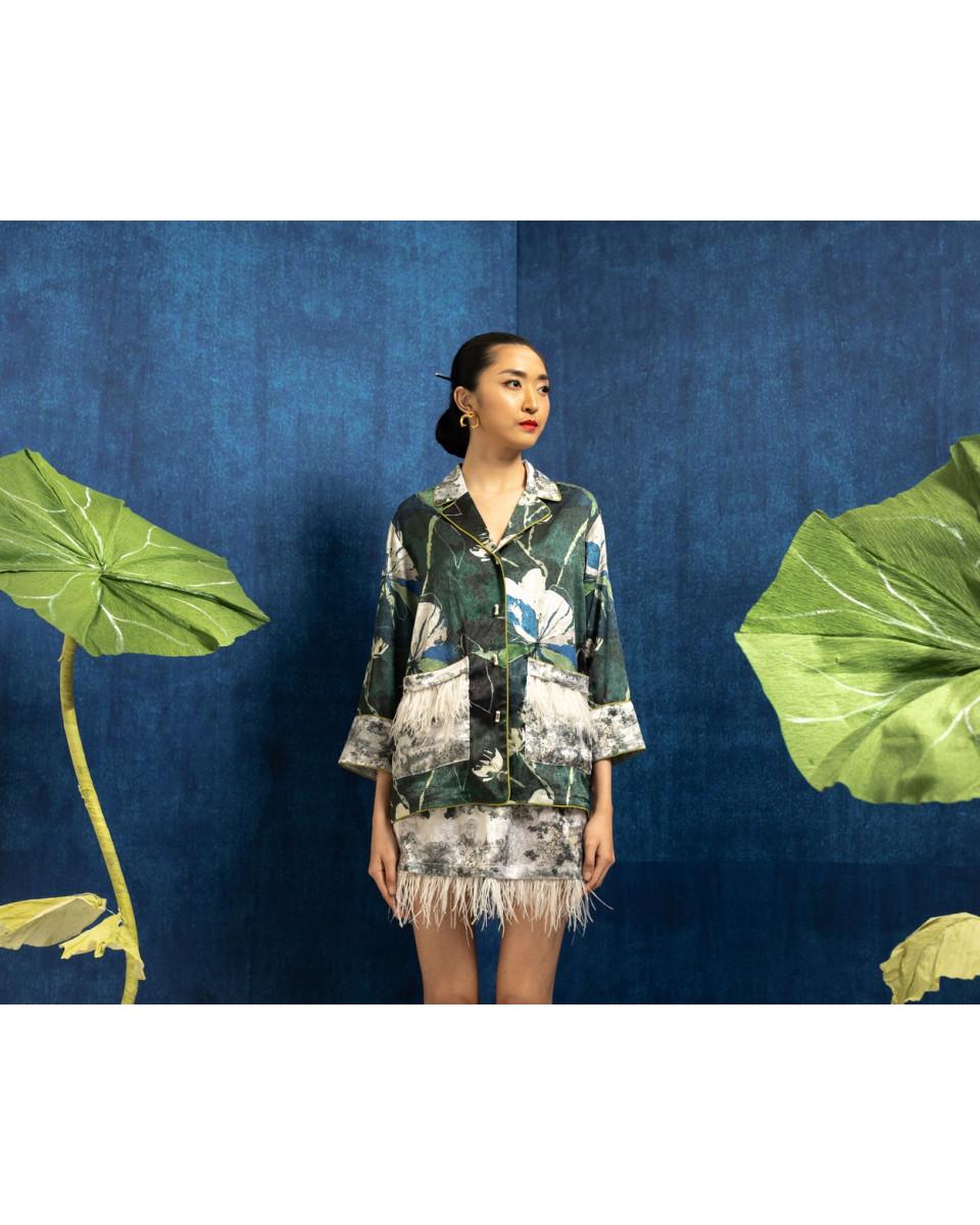 ciel LAI SKIRT GREY LANDSCAPE