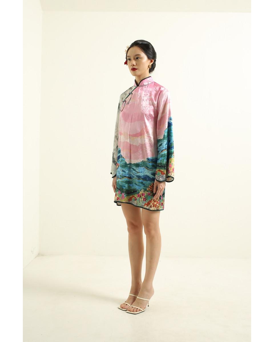 Ciel LANFEN DRESS PINK MOUNTAIN