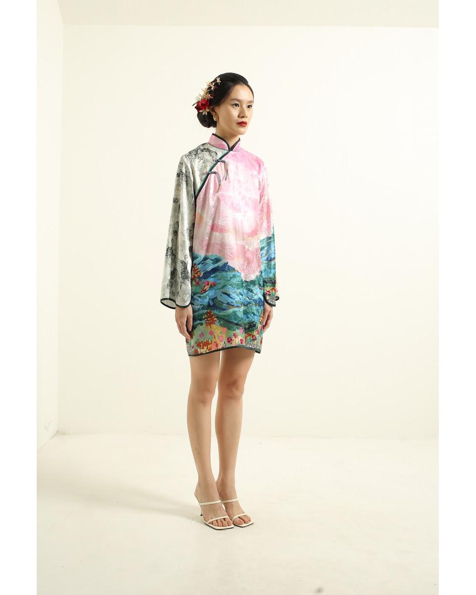 Ciel LANFEN DRESS PINK MOUNTAIN