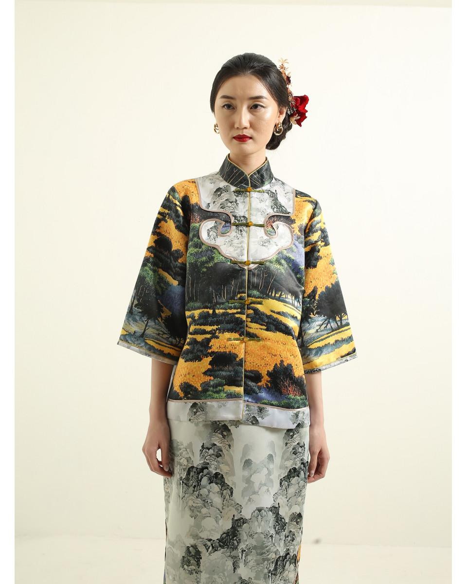 Ciel LI WEI TOP YELLOW SCENERY