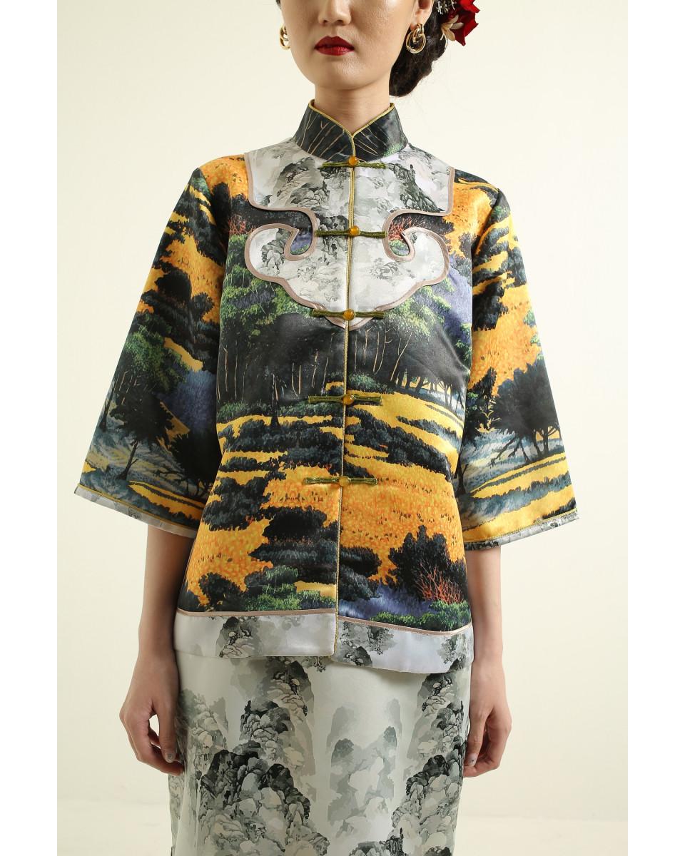 Ciel LI WEI TOP YELLOW SCENERY