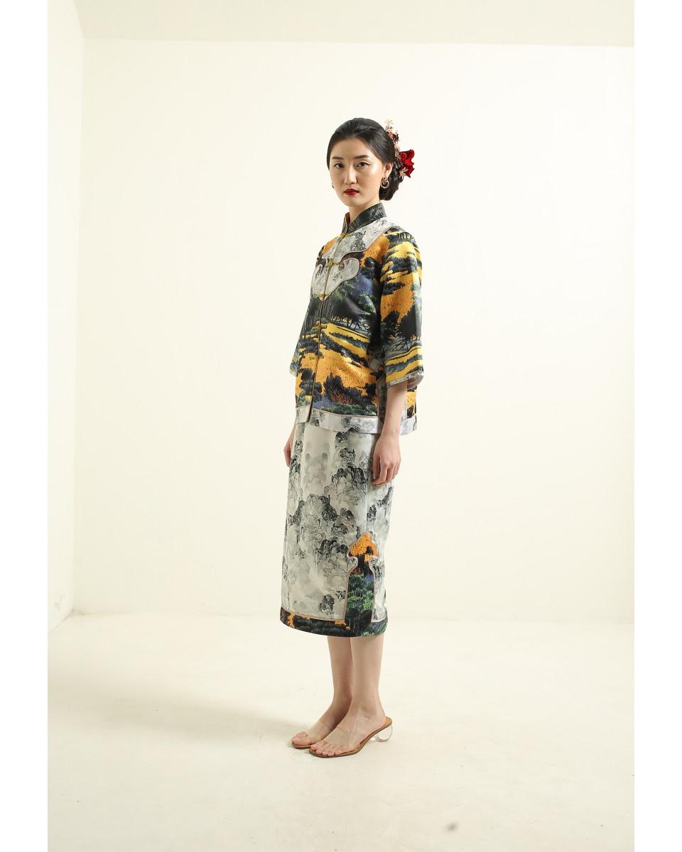 Ciel LI WEI TOP YELLOW SCENERY