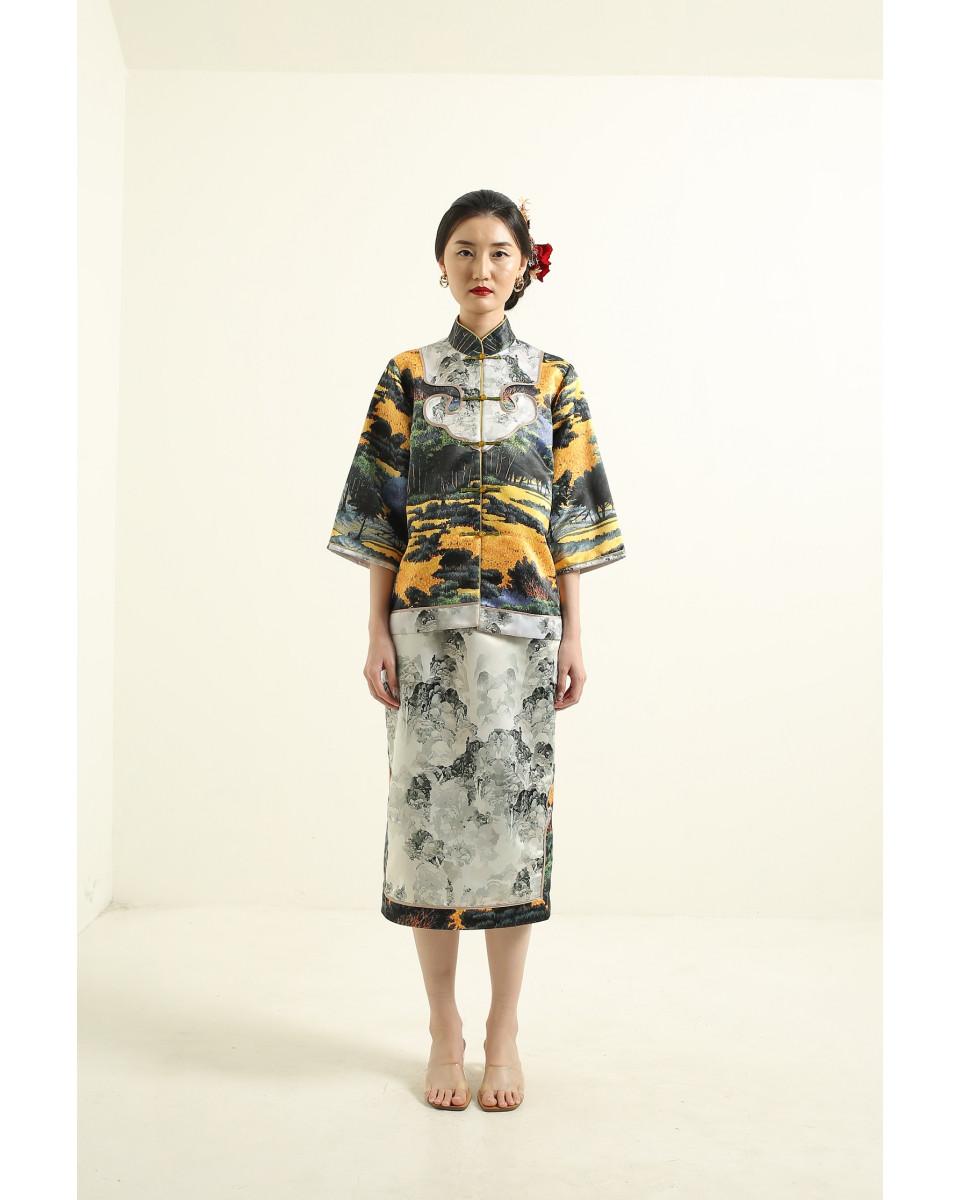 ciel LI WEI TOP YELLOW SCENERY