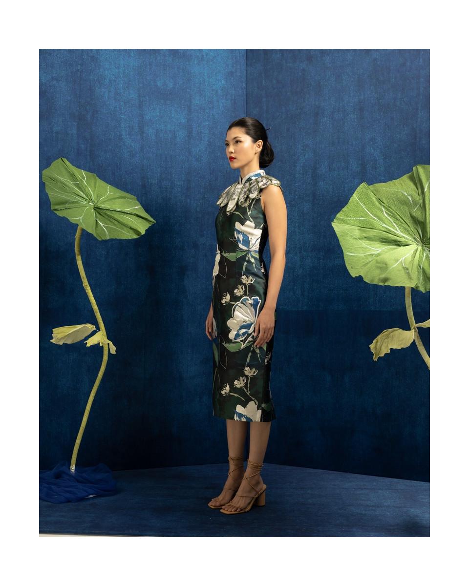 Ciel LIN YAO DRESS GREEN FLORAL