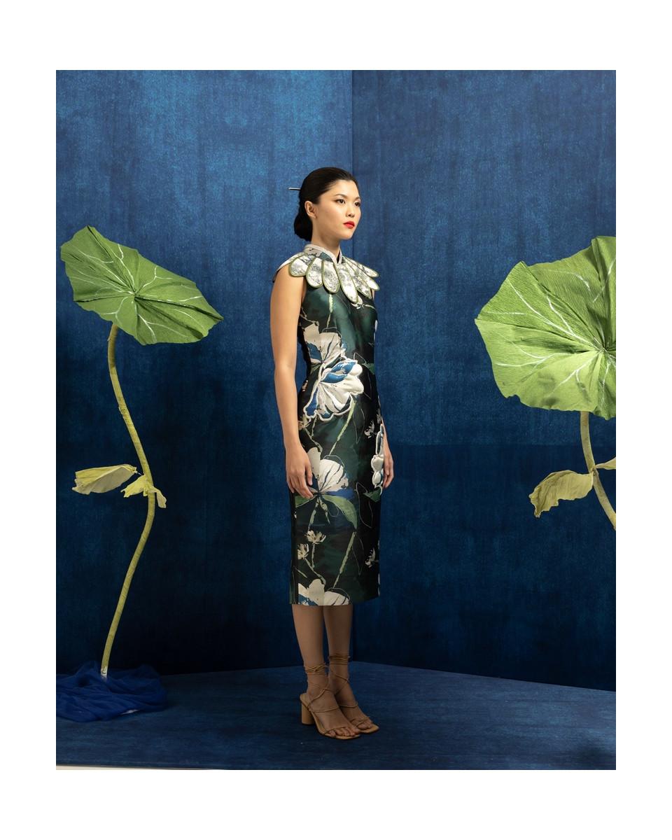Ciel LIN YAO DRESS GREEN FLORAL