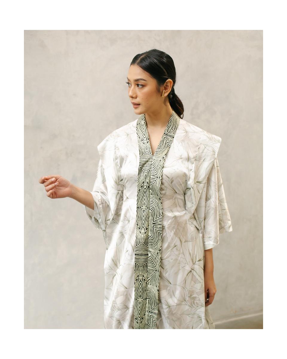 ciel MALIKA DRESS GREY FLORAL