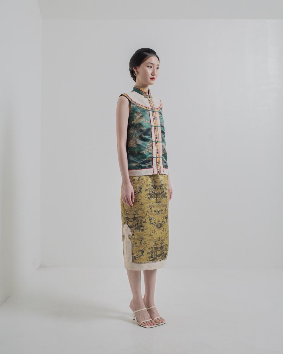 Ciel MAYUMI TOP JADE CHINOISERIE