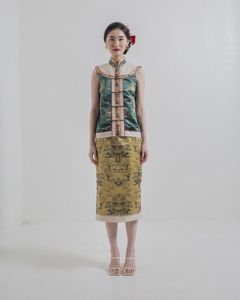 ciel MAYUMI TOP JADE CHINOISERIE