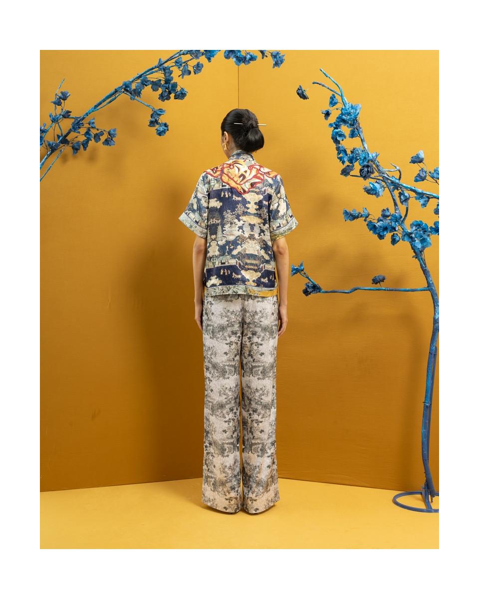 Ciel MEI YIN TROUSERS GREY LANDSCAPE