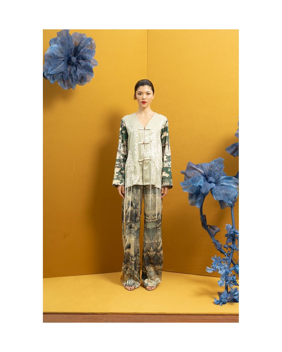 ciel MEI YIN TROUSERS GREY MOUNTAIN