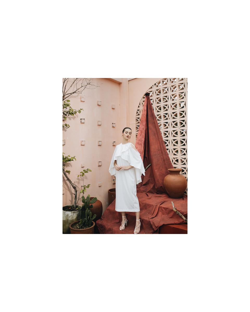 ciel NAYLA DRESS WHITE