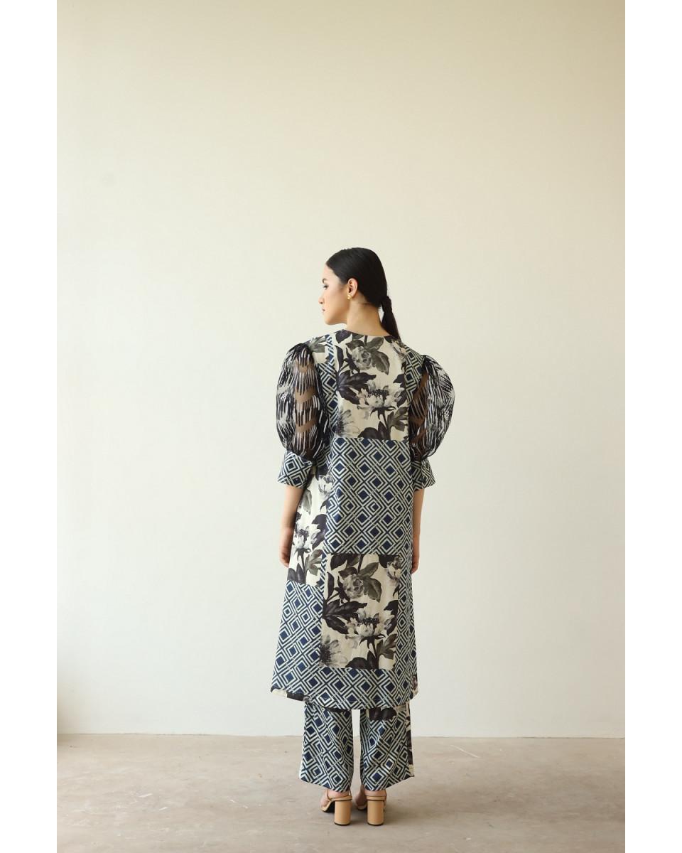 Ciel Nura Outer Navy Black Floral