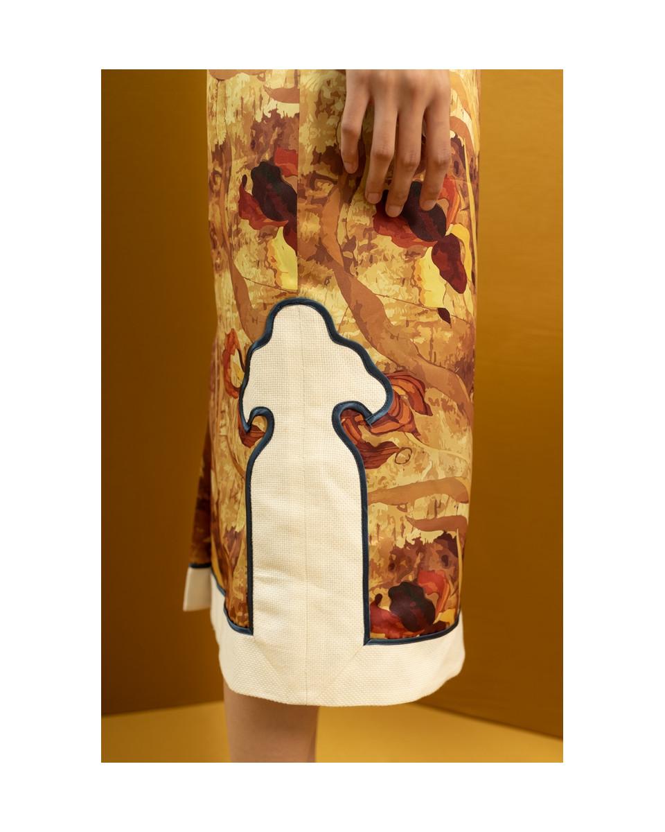 Ciel QIANLU SKIRT GOLDEN ORCHID