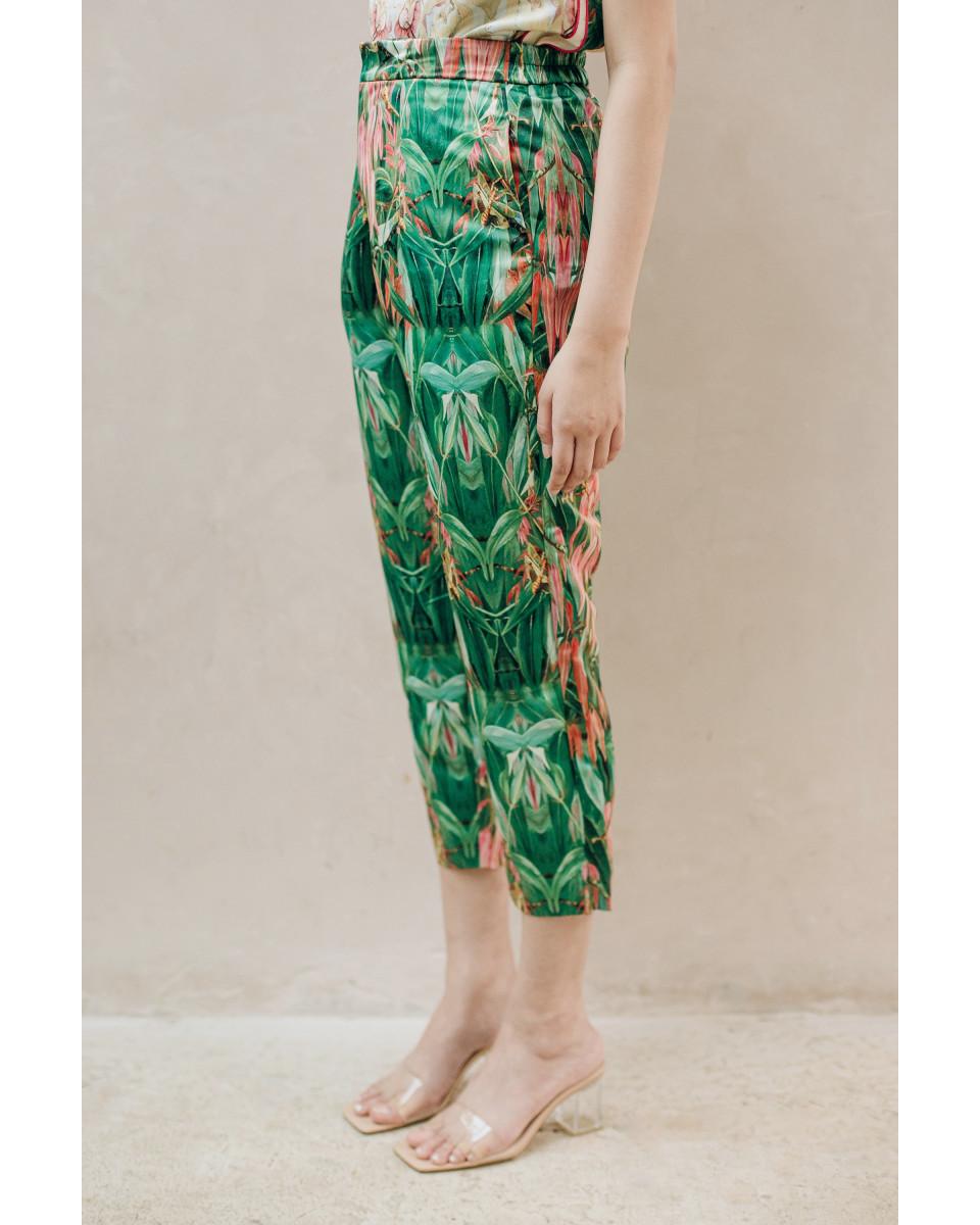 Ciel REI TROUSERS PINK BOTANICAL