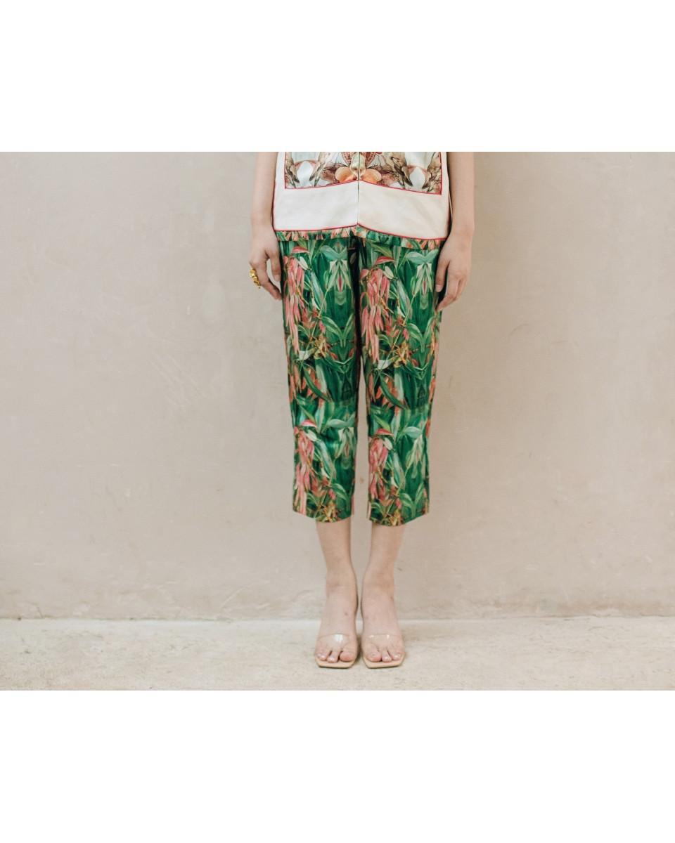 Ciel REI TROUSERS PINK BOTANICAL