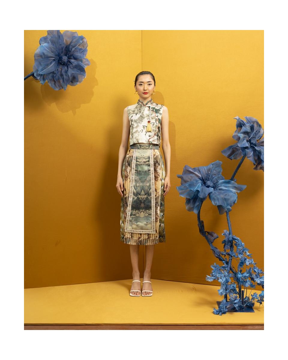 Ciel REN TOP SILVER CHINOISERIE