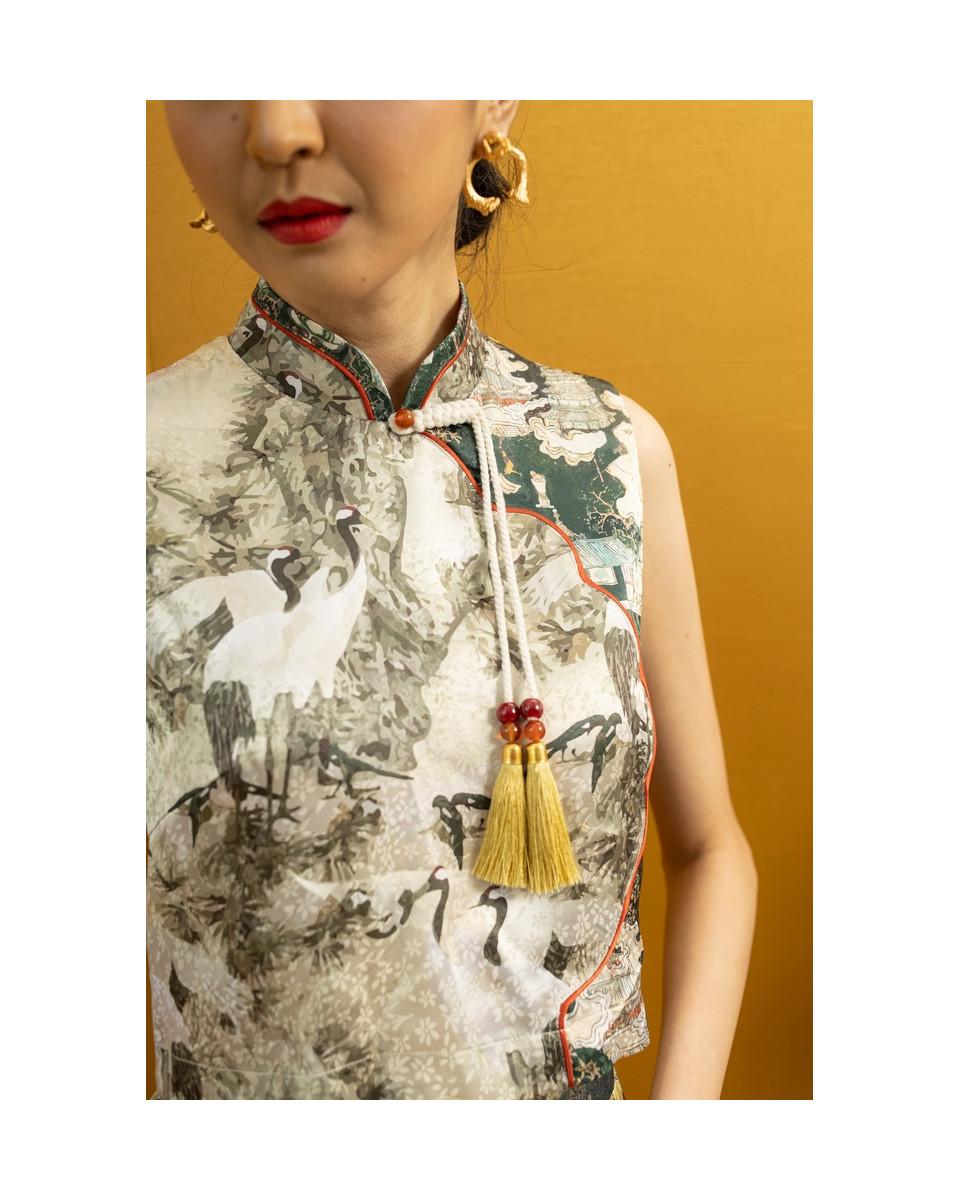 Ciel REN TOP SILVER CHINOISERIE
