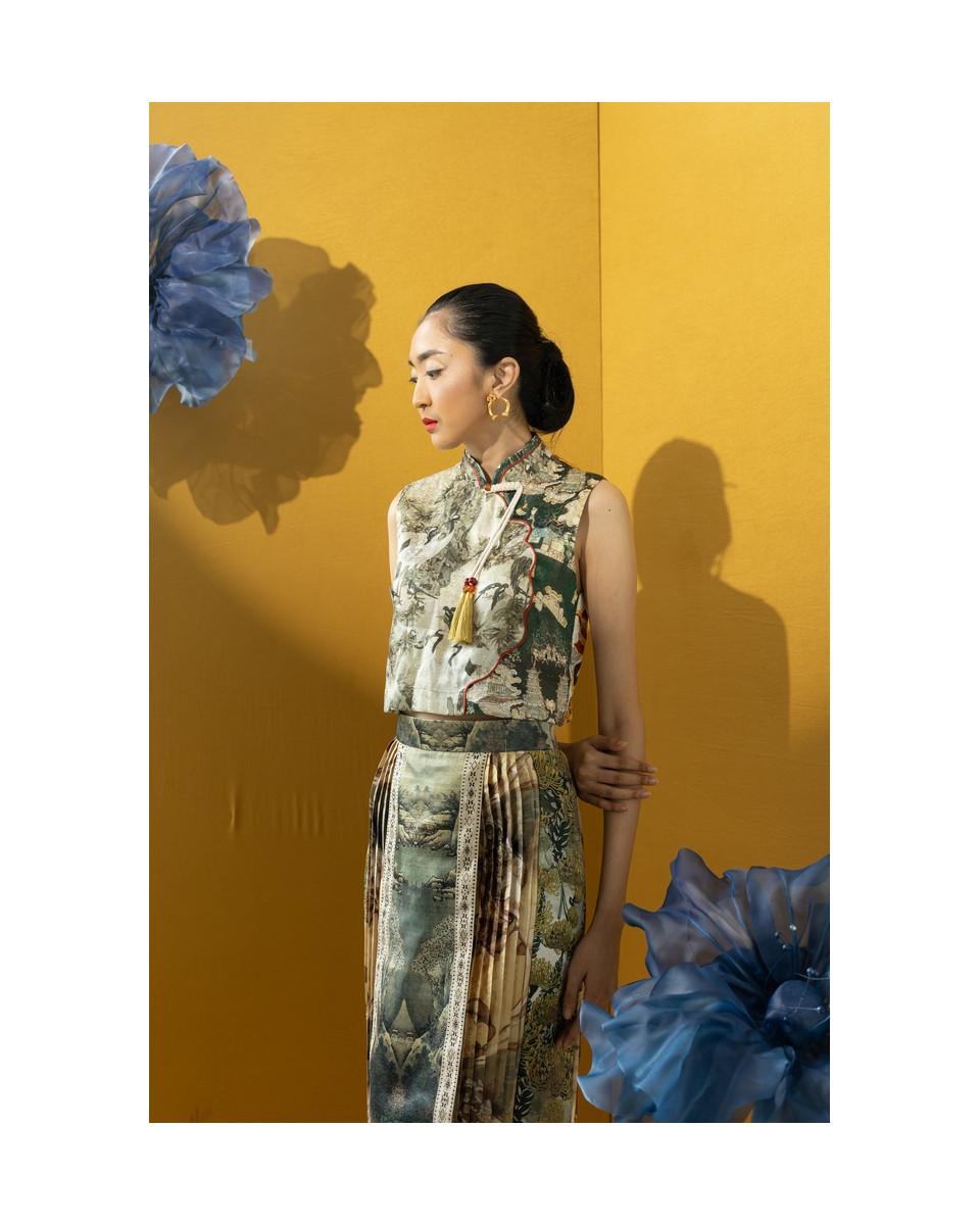 Ciel REN TOP SILVER CHINOISERIE