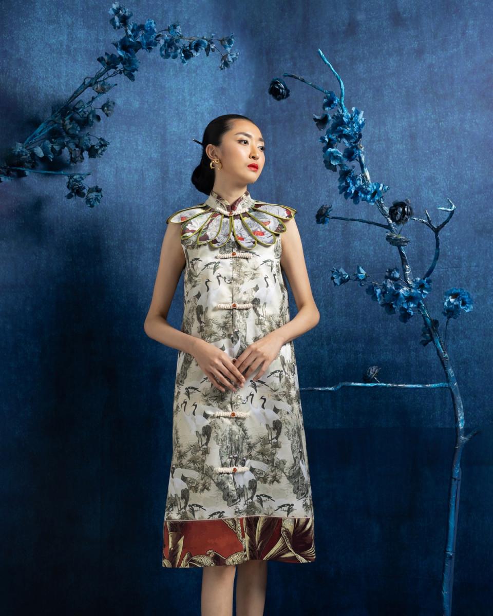 ciel RU OUTER SILVER CHINOISERIE