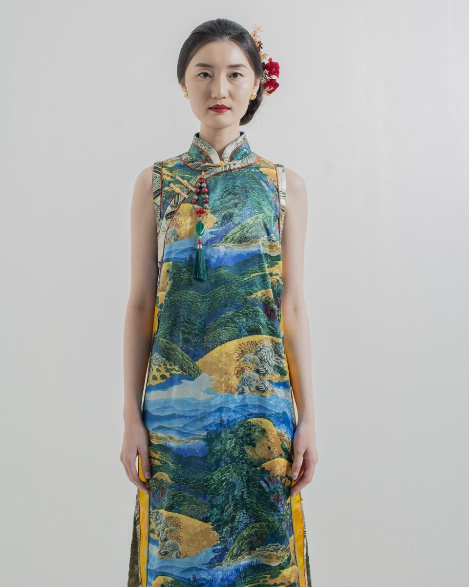 Ciel RYU JI DRESS GOLD MOUNTAIN