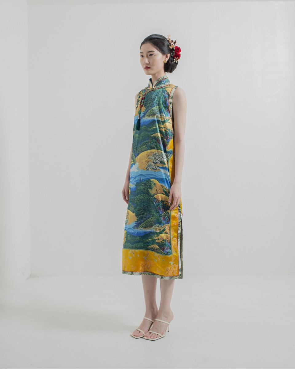 Ciel RYU JI DRESS GOLD MOUNTAIN