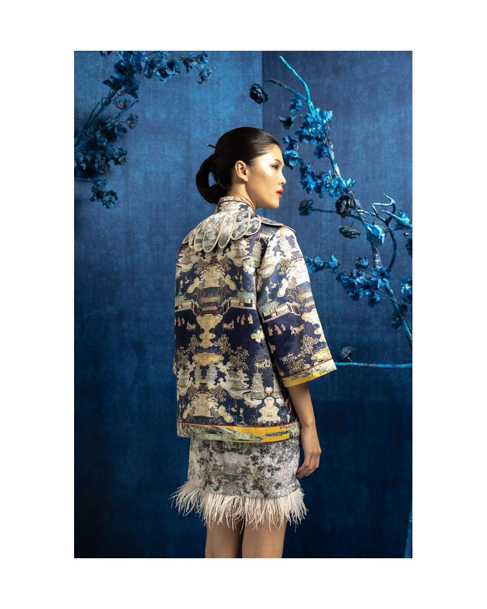 Ciel SHU TOP BLUE CHINOISERIE