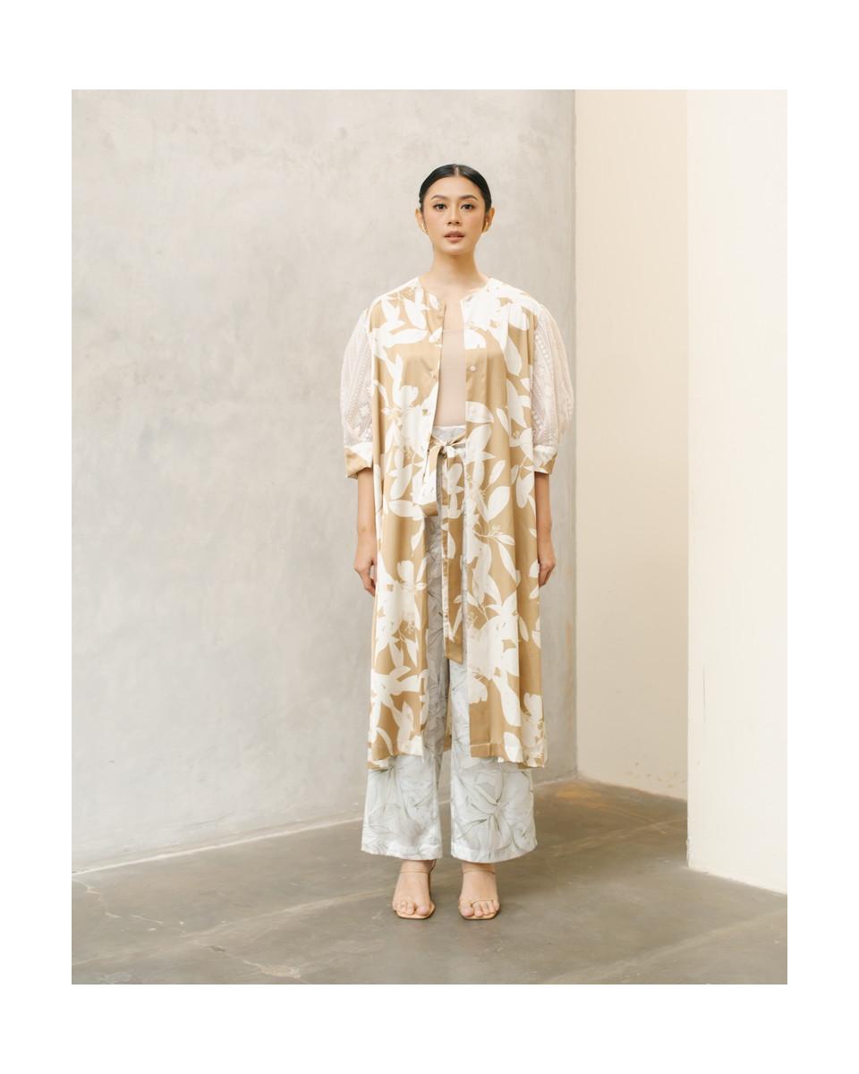 Ciel TALEETHA TROUSERS GREY FLORAL