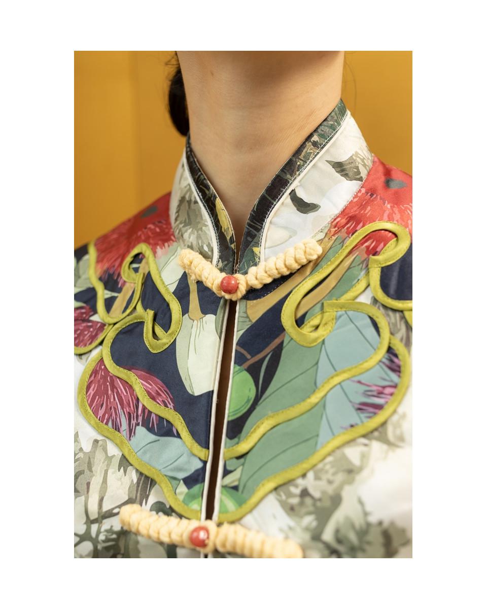 Ciel TANAKA TOP SILVER CHINOISERIE