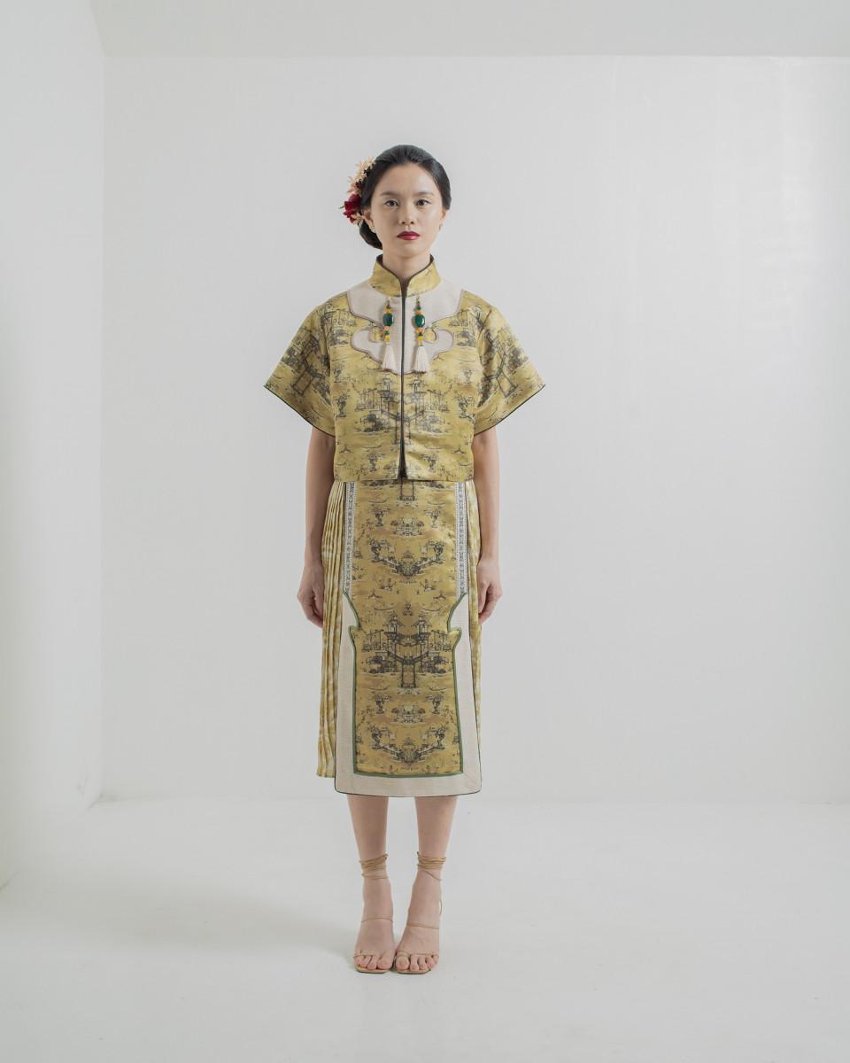 ciel XIN JIN TOP GOLD CHINOISERIE