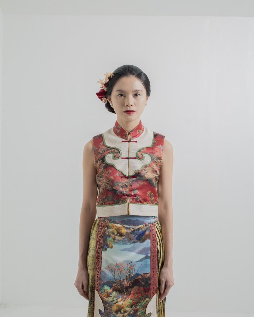 Ciel XIULIN TOP RED TOILE