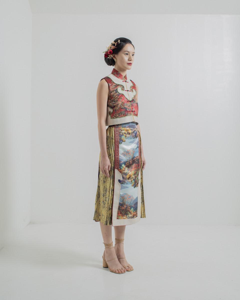 Ciel XIULIN TOP RED TOILE