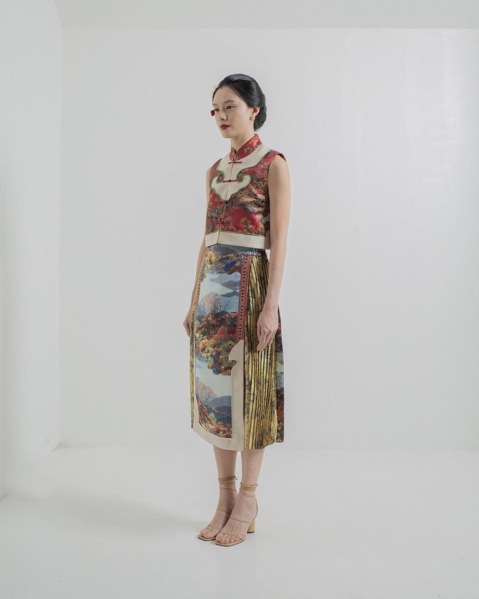 Ciel XIULIN TOP RED TOILE