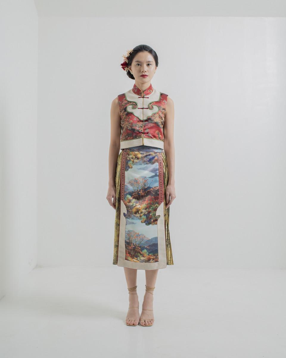 ciel XIULIN TOP RED TOILE