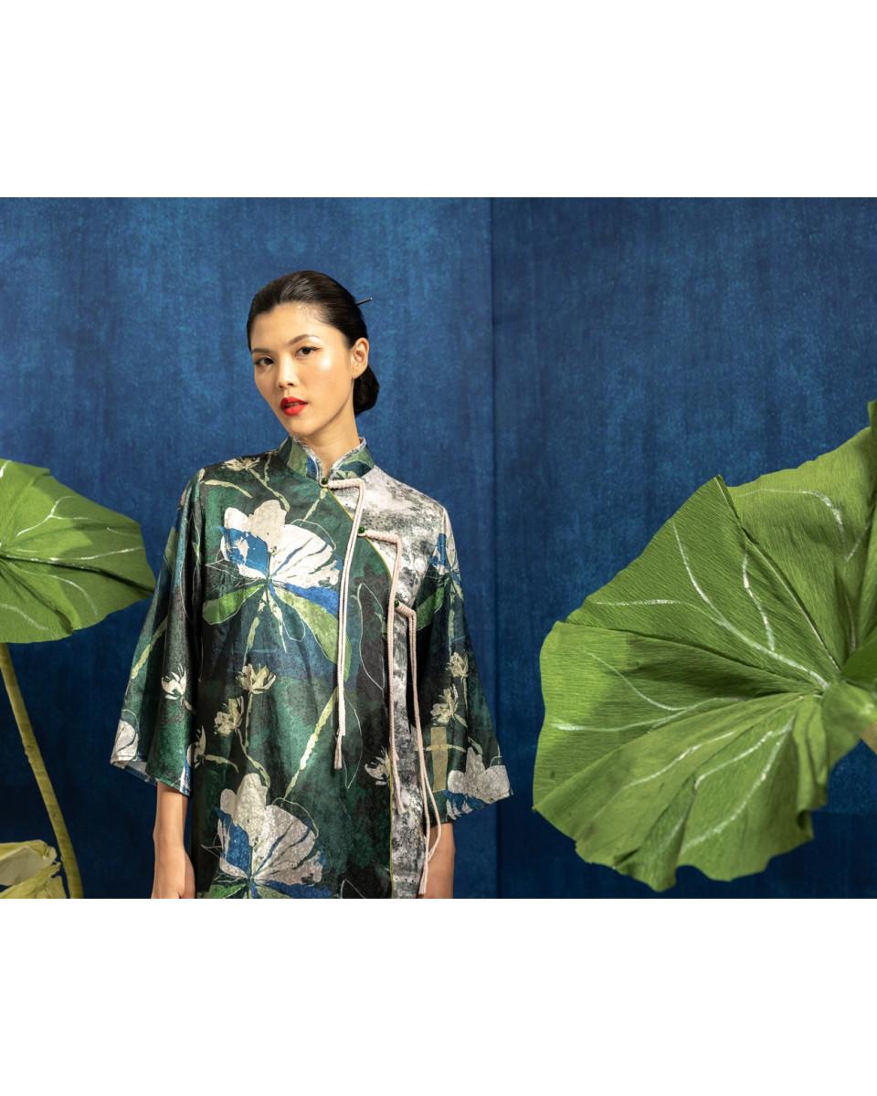 Ciel YI ZE DRESS GREEN FLORAL