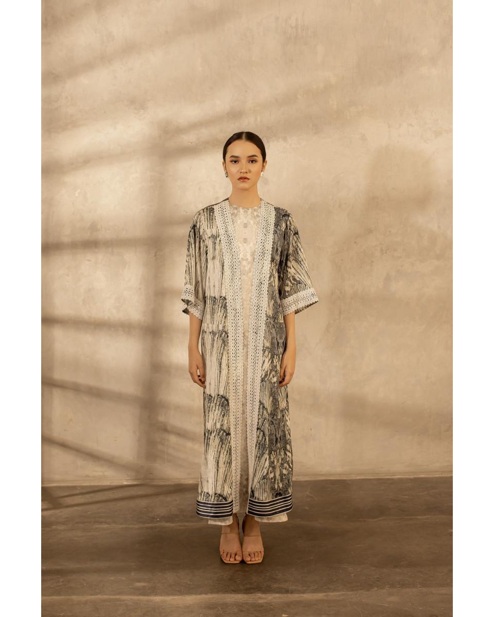 Ciel Zaheera Outer Charcoal Abstract