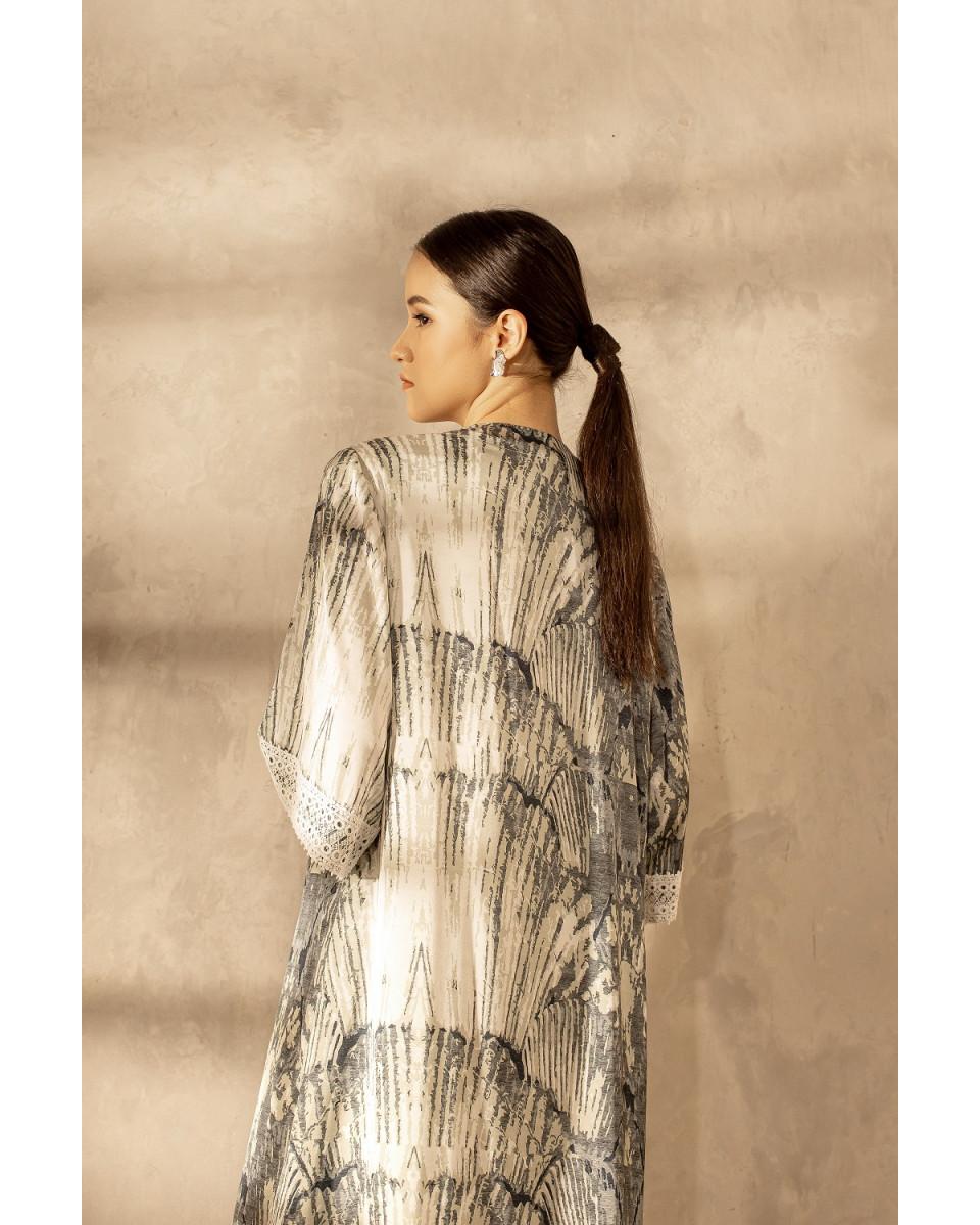 ciel Zaheera Outer Charcoal Abstract