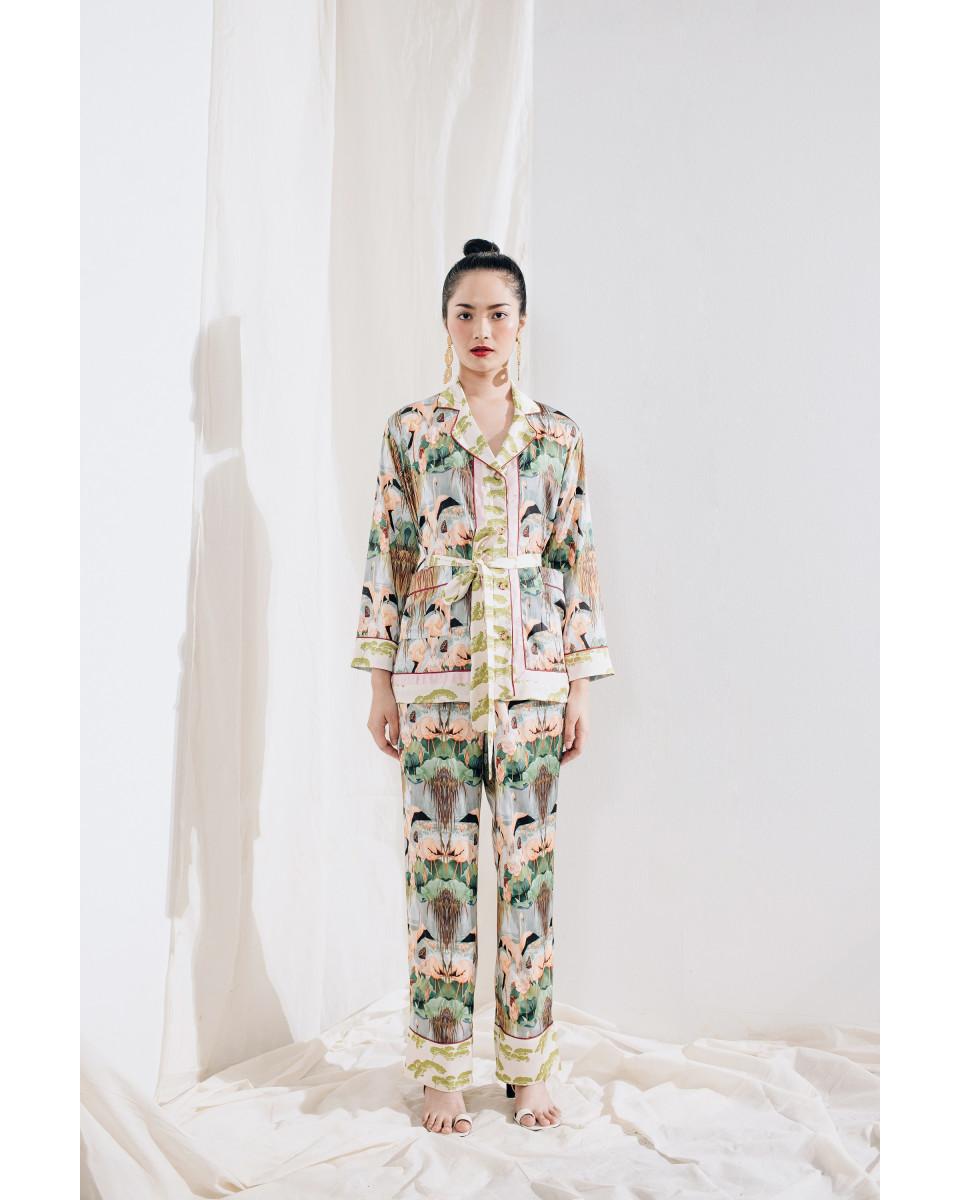 Ciel ZHILIN TROUSERS FLAMINGO DREAM