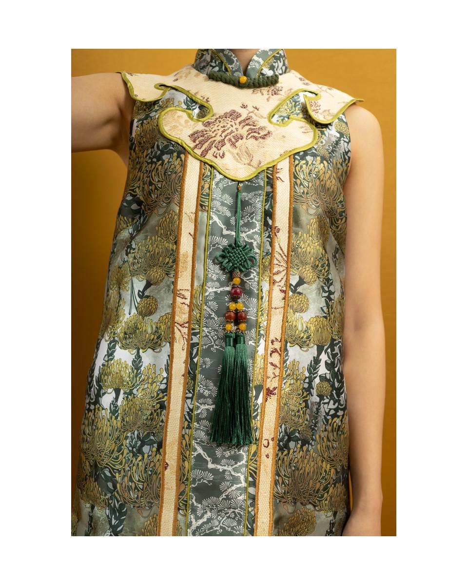 Ciel ZHISHU DRESS GOLD CHRYSANT