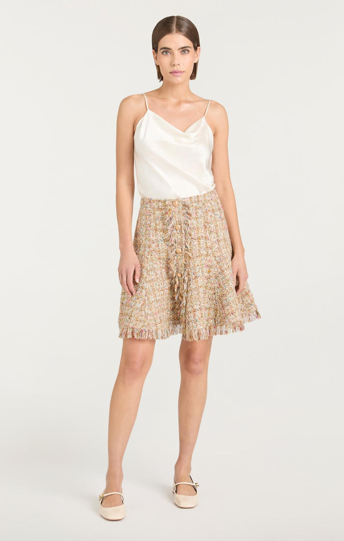Cinq à Sept Adeline Boucle Clarise Skirt Ochre Multi