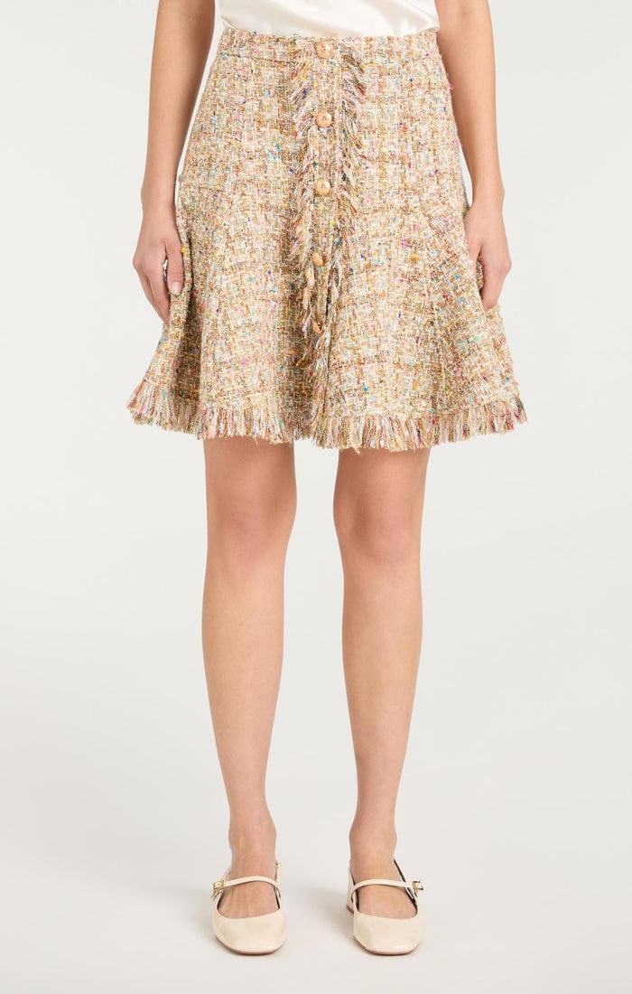 Cinq à Sept Adeline Boucle Clarise Skirt Ochre Multi