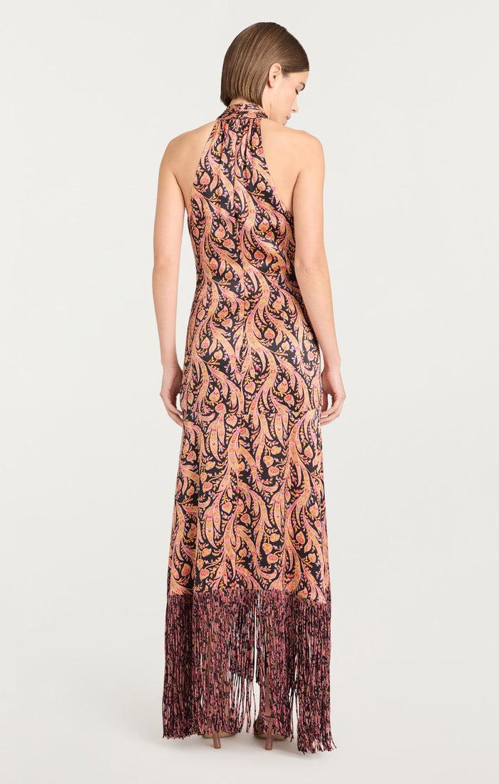 Cinq à Sept Charming Paisley Teresa Dress Obsidian Multi