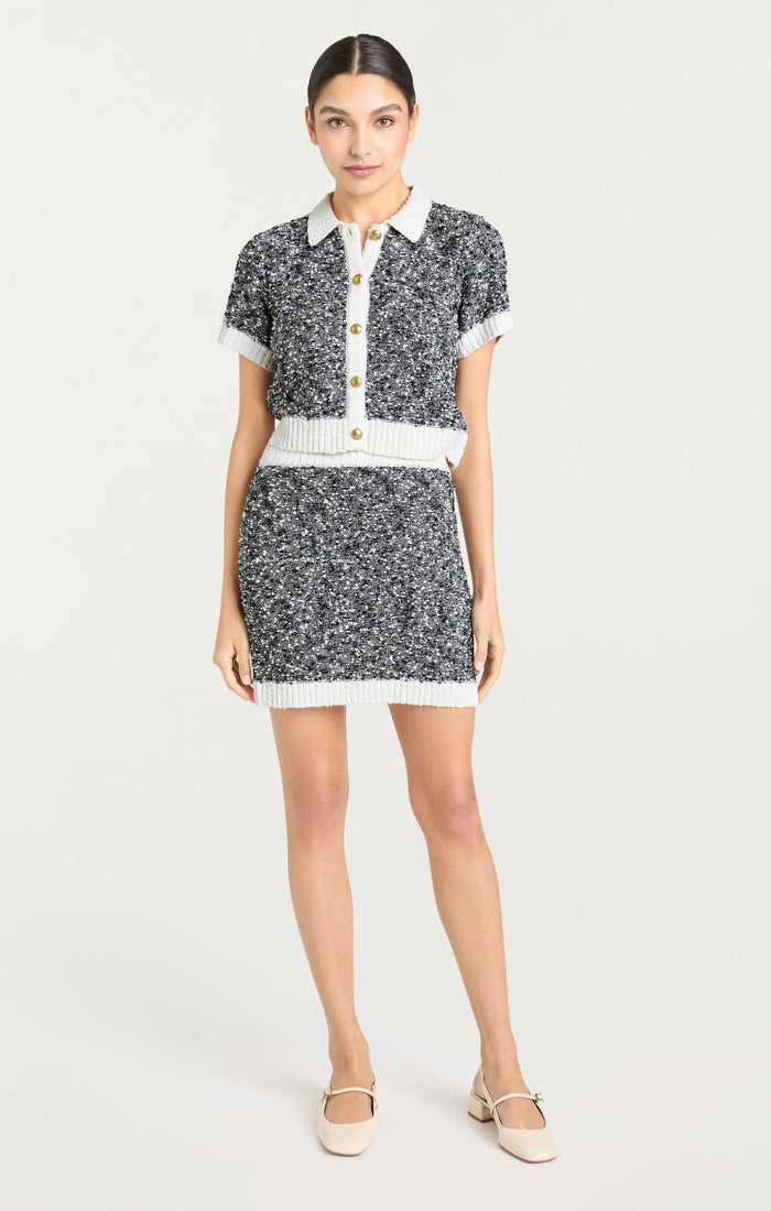 Cinq à Sept Adalee Skirt Navy/ivory