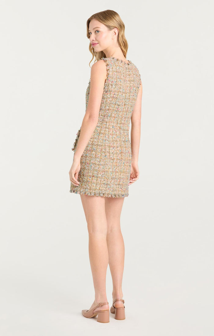Cinq à Sept Adeline Boucle Randi Dress Ochre Multi