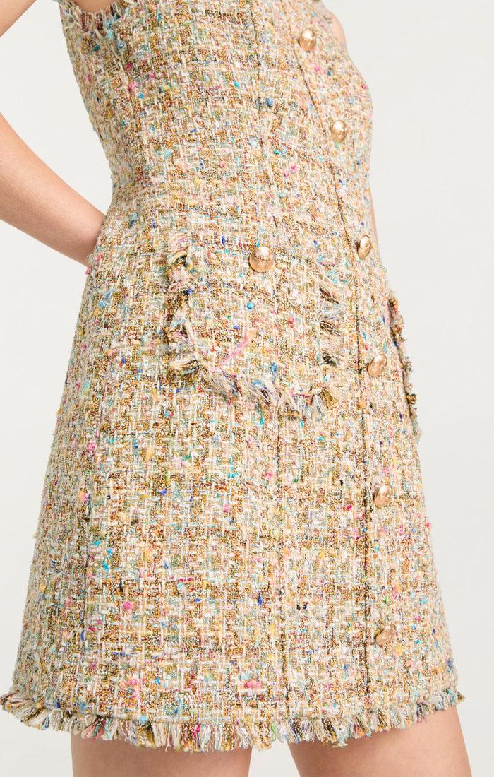 Cinq à Sept Adeline Boucle Randi Dress Ochre Multi