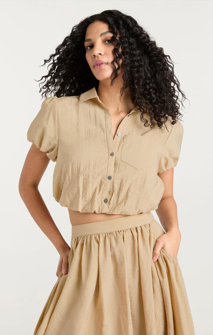 Cinq à Sept Allinae Top Khaki