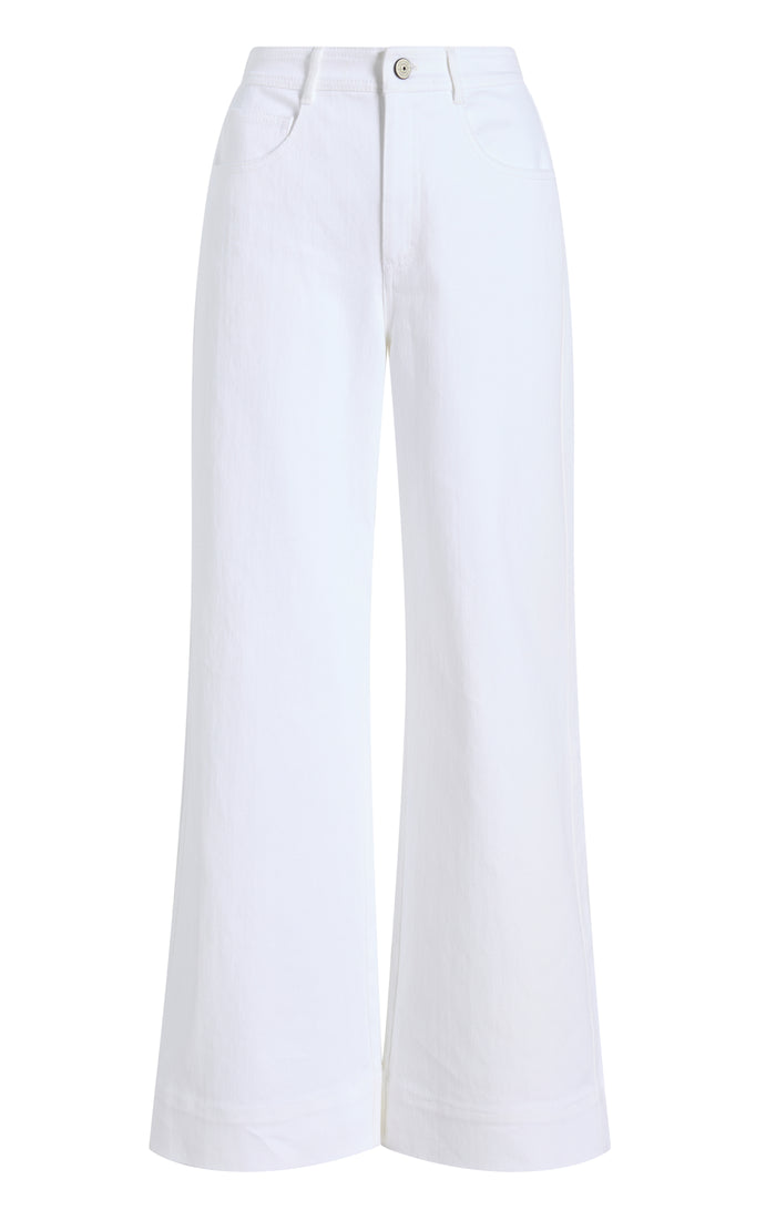 cinq à sept Betsy Pant White