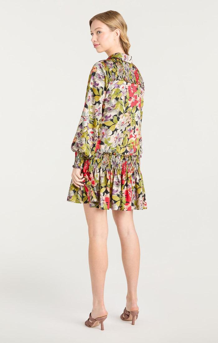 Cinq à Sept Canyon Bloom Damia Dress Black Multi