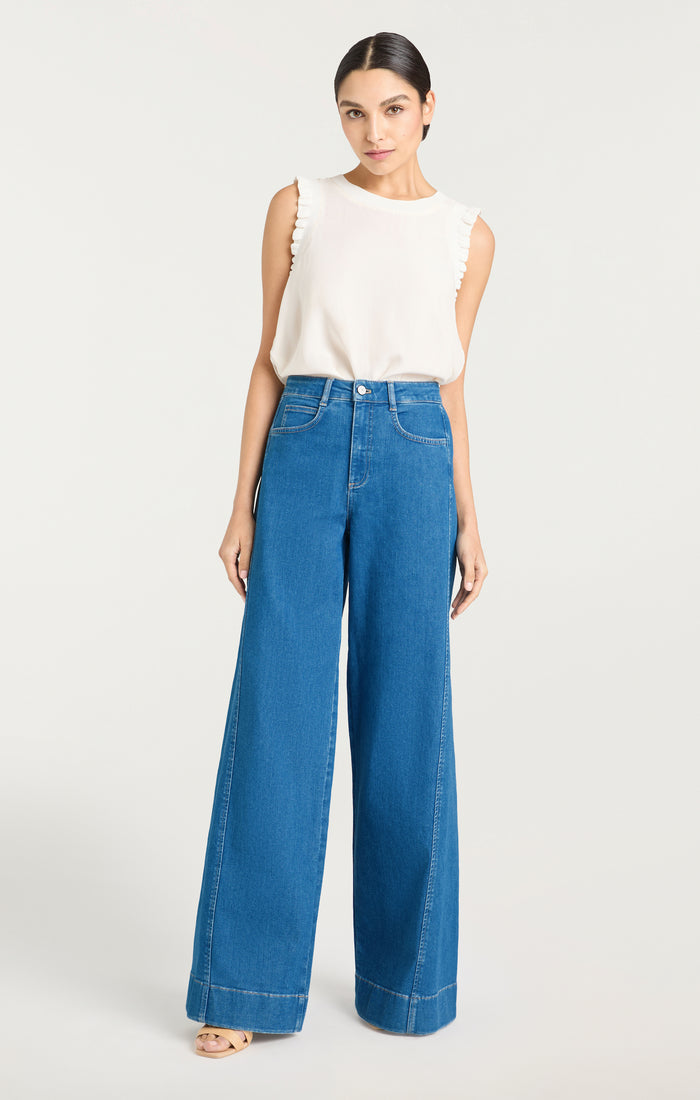 Cinq à Sept Carol Pant Surf Blue