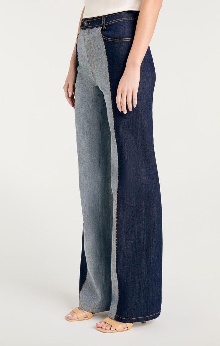 Cinq à Sept Contrast Francine Pant Indigo