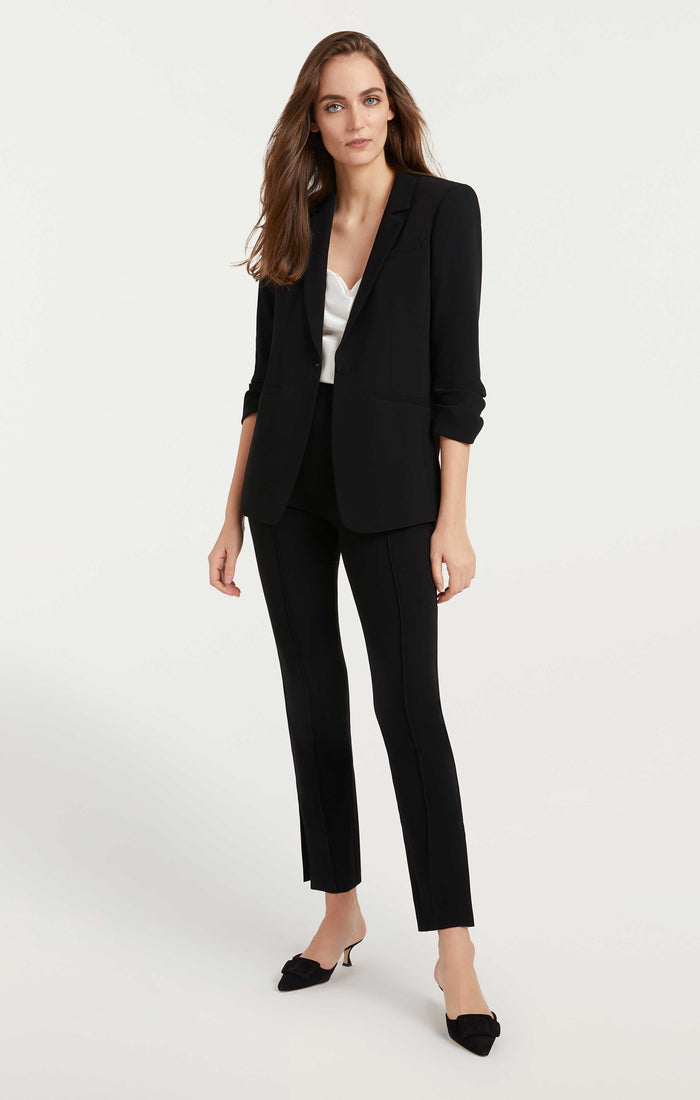 Cinq à Sept Crepe Khloe Blazer Black